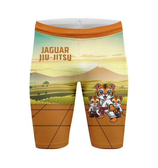 Rocky Satin Tiger - Premium Sublimated Compression Short Unisex