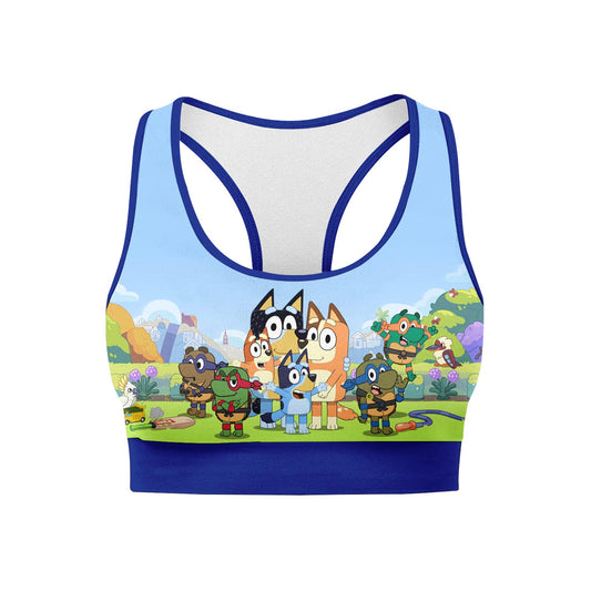 Bluey Bingo - Premium Sports Bra For Girls & Women