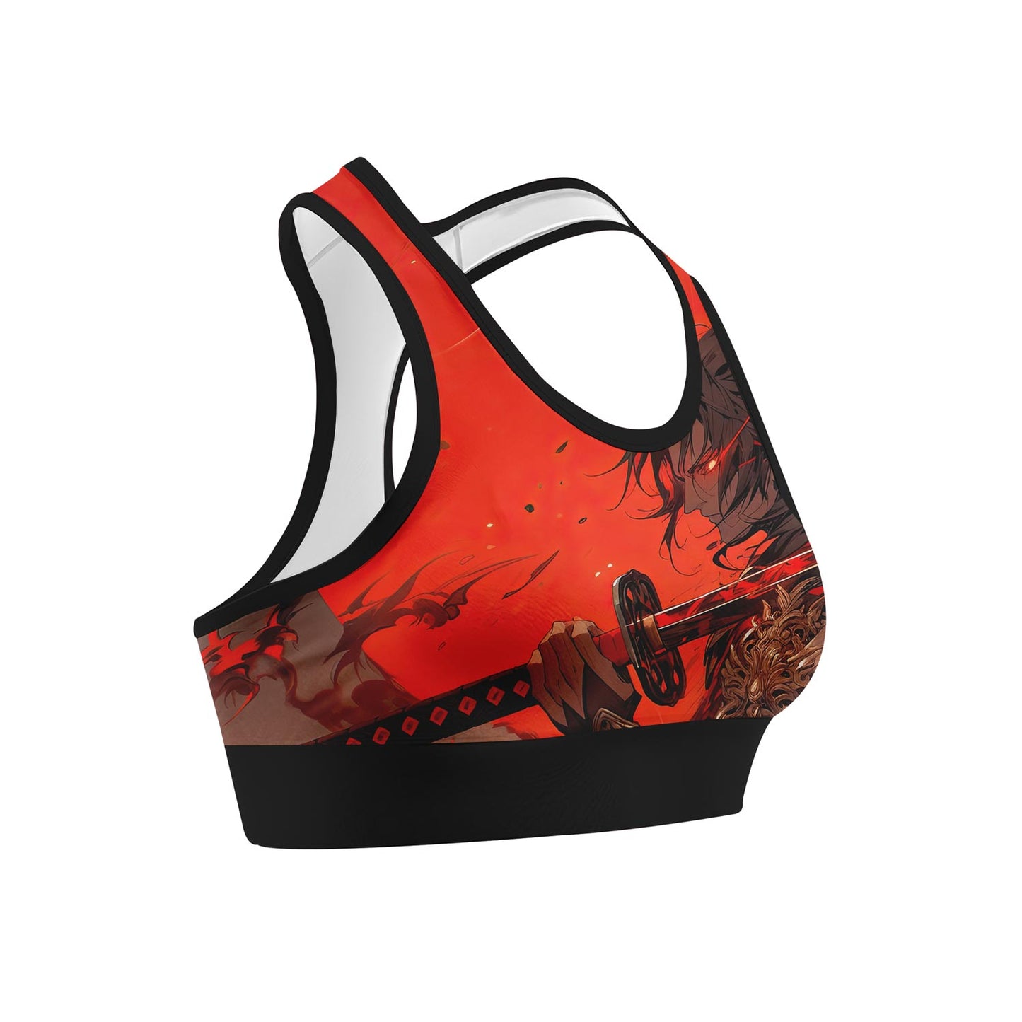 Anime Demon - Premium Sports Bra For Girls & Women