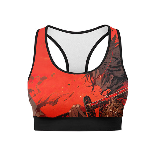 Anime Demon - Premium Sports Bra For Girls & Women