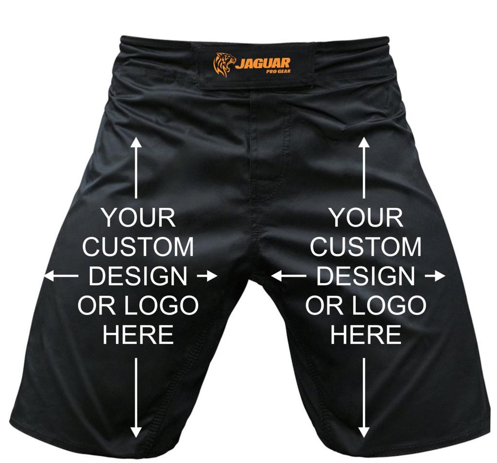 Jaguar Pro Gear - Custom Sublimated Blackout MMA Short for Mixed Martial Arts MMA BJJ Muay Thai