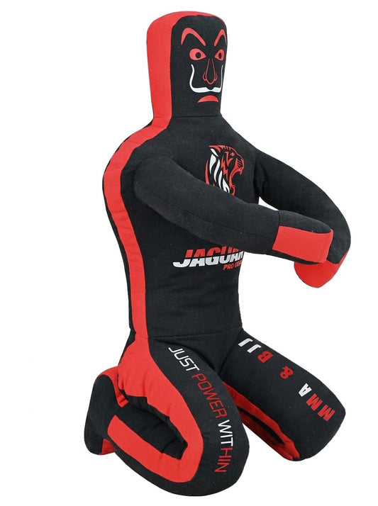 JAGUAR PRO GEAR - Jiu Jitsu MMA Grappling Sit Action Dummy Judo Martial Art Punching 6FT Unfilled