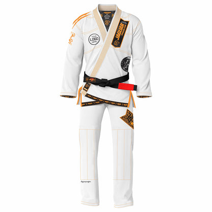 Jaguar Pro Signature Custom Name And Logo - Brazilian Jiu Jitsu BJJ Kimono Gi Uniform Unisex