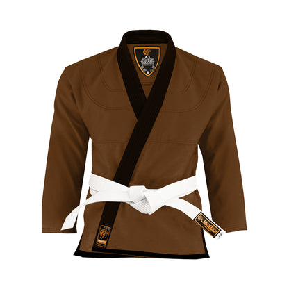 JAGUAR PRO GEAR - Regular Brazilian Jiu Jitsu Gi Top Brown - IBJJF Compliant