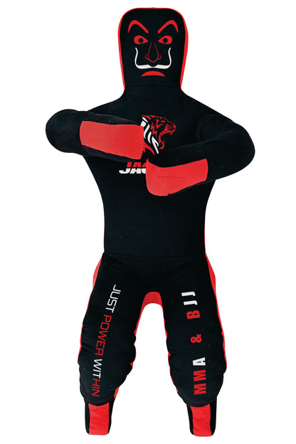 JAGUAR PRO GEAR - Jiu Jitsu MMA Grappling Sit Action Dummy Judo Martial Art Punching 6FT Unfilled