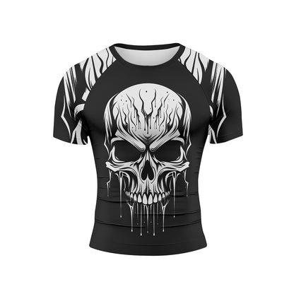 THE SKULL - Premium Sublimated Rashguard Kids Adults Unisex