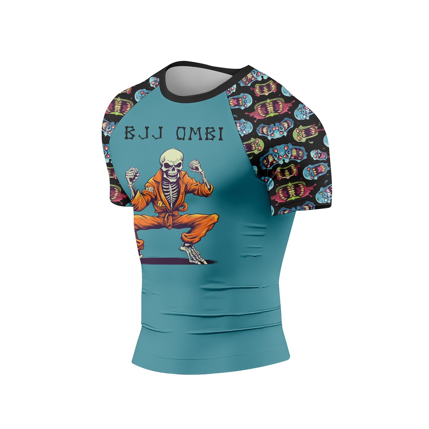 BJJ OMBI - Premium Sublimated Rashguard Kids Adults Unisex