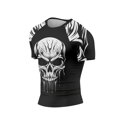 THE SKULL - Premium Sublimated Rashguard Kids Adults Unisex