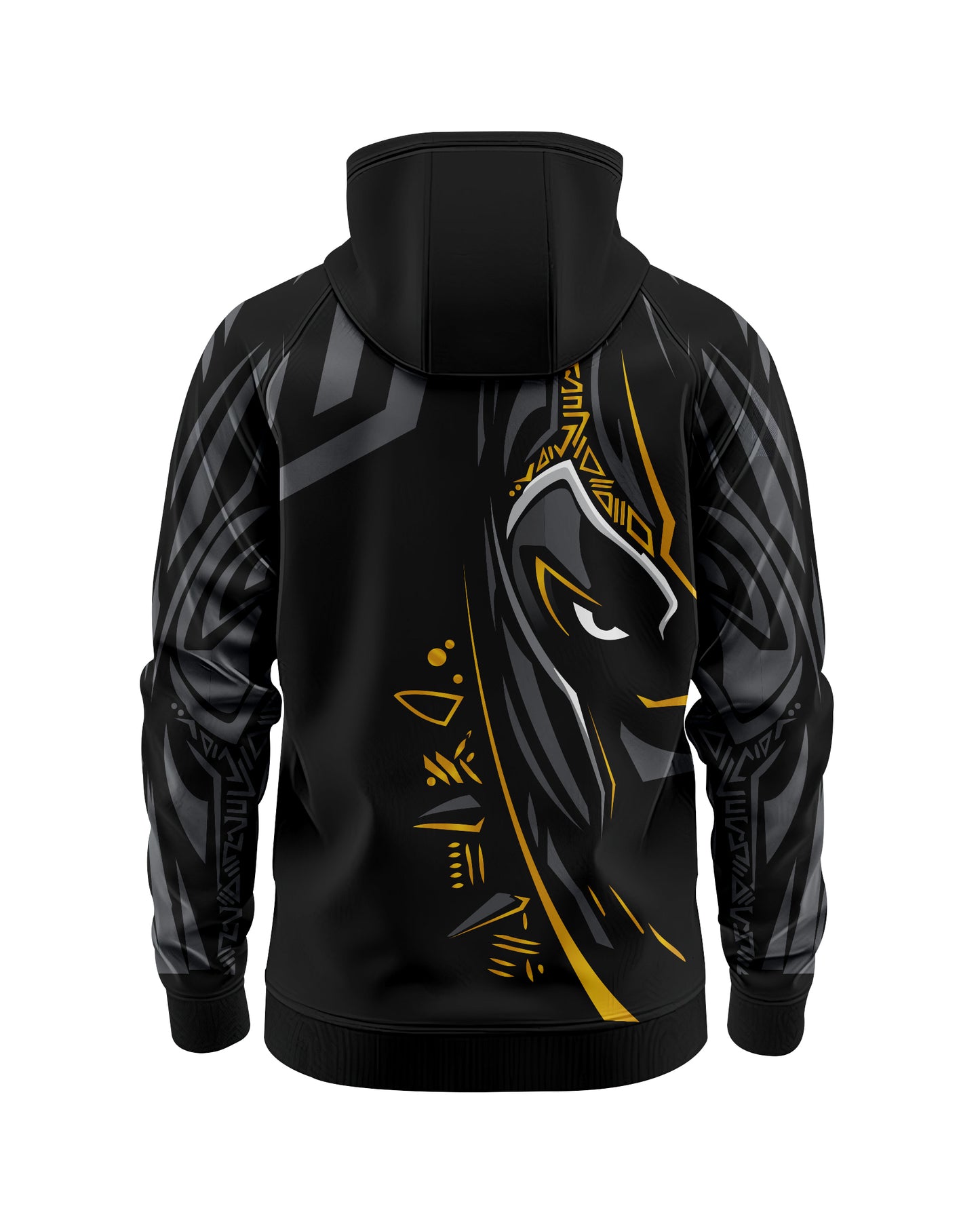 Jaguar Pro Gear –Anubis Guardian Zip Up Sublimated 3D Animation Hoodie | Unisex Kids & Adults
