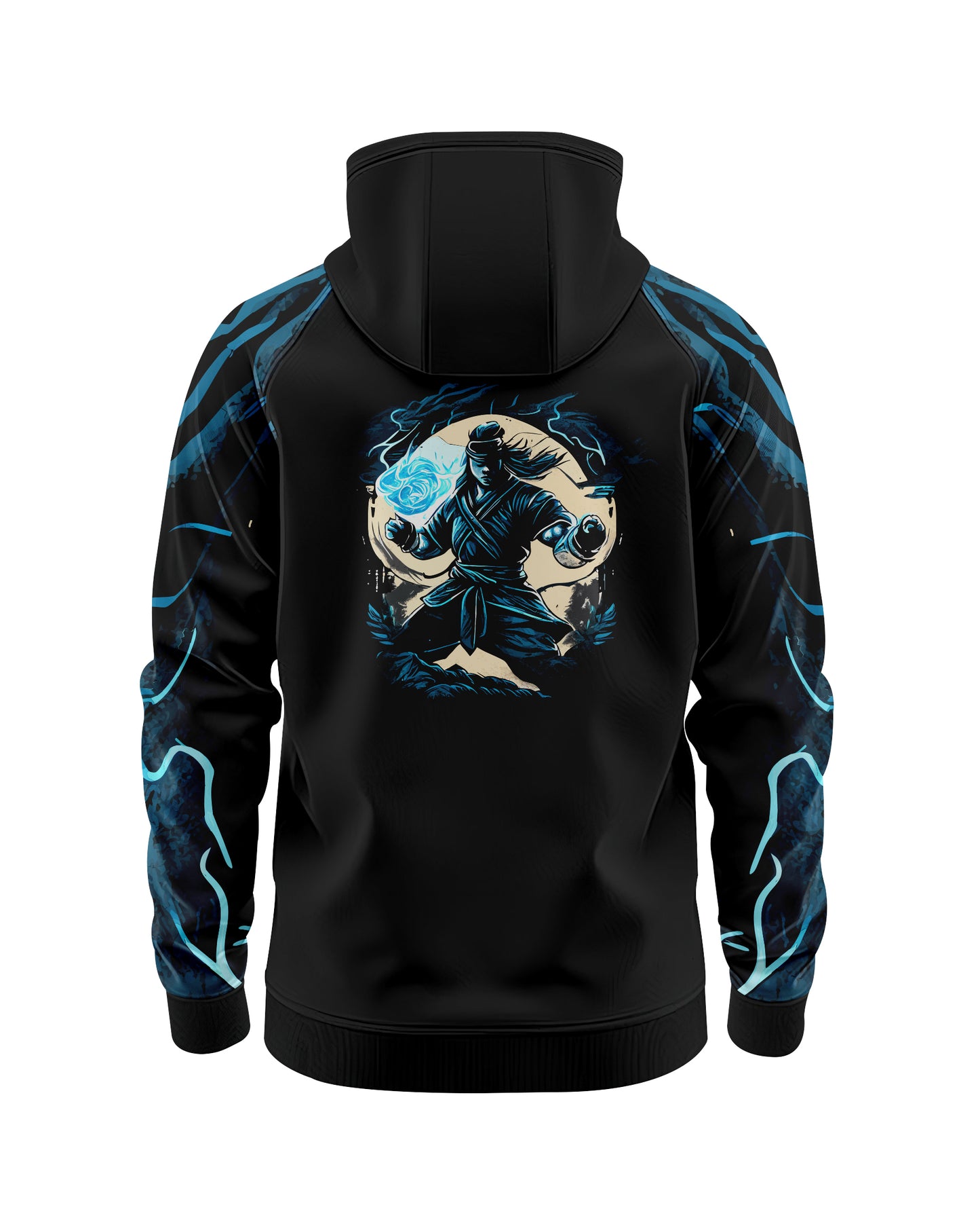 Jaguar Pro Gear –Worrier in Blue Zip Up Sublimated 3D Animation Hoodie | Unisex Kids & Adults