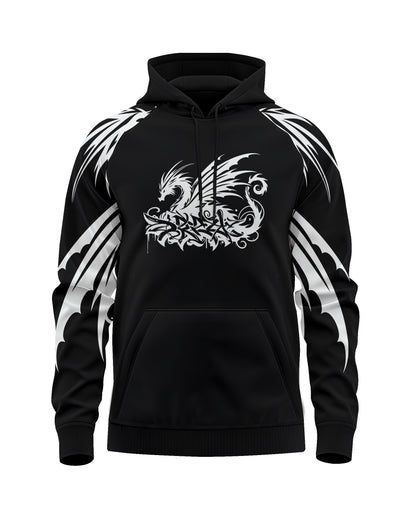 Jaguar Pro Gear – Tribal Dragon Pullover Sublimated 3D Animation Hoodie | Unisex Kids & Adults