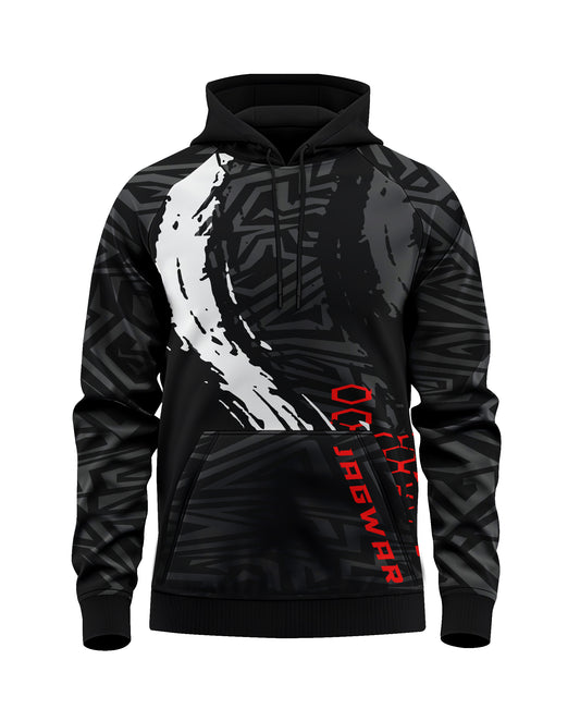Jaguar Pro Gear – Hexagon Tech Pullover Sublimated 3D Animation Hoodie | Unisex Kids & Adults