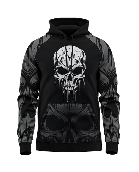 Jaguar Pro Gear –The Skull Pullover Sublimated 3D Animation Hoodie | Unisex Kids & Adults