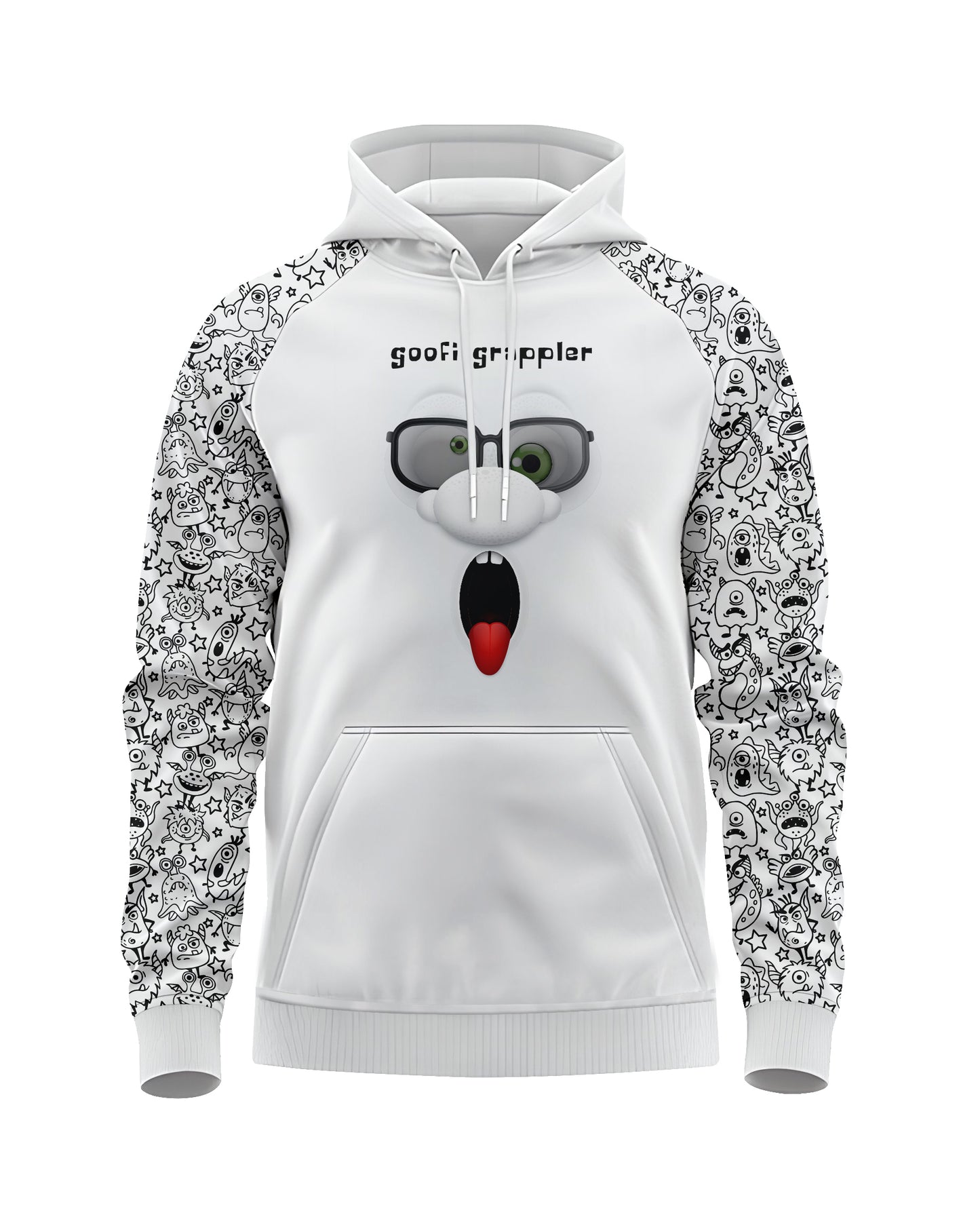Jaguar Pro Gear – Goofi Grappler Pullover Sublimated 3D Animation Hoodie | Unisex Kids & Adults