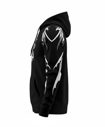 Jaguar Pro Gear – Tribal Dragon Zip Up Sublimated 3D Animation Hoodie | Unisex Kids & Adults