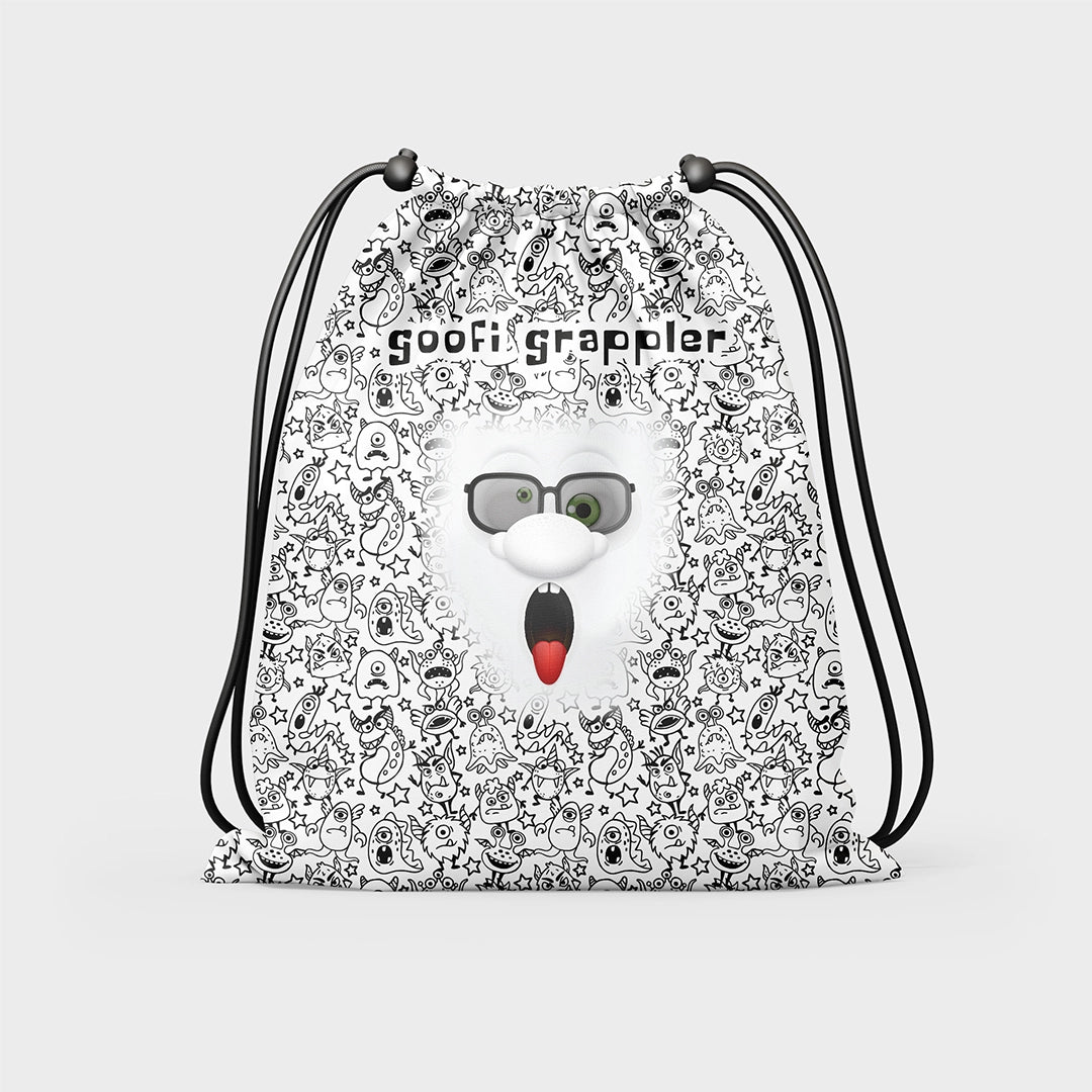 Jaguar Pro Gear - Goofi Grappler Monster Doodle Drawstring Bag