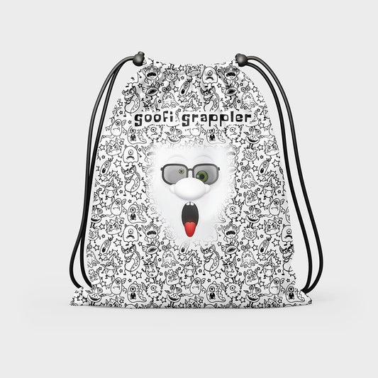 Jaguar Pro Gear - Goofi Grappler Monster Doodle Drawstring Bag