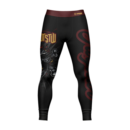 SKULL JIU JITSU - Premium Compression Pant Unisex Workout Yoga And Casual