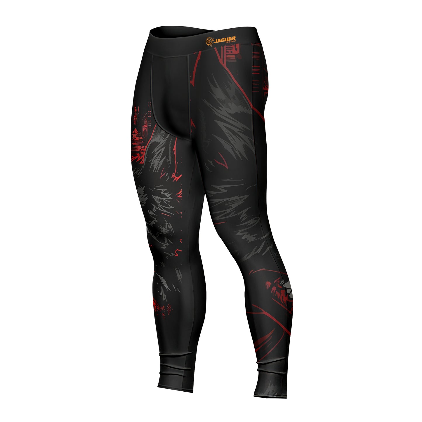 THE WOLF - Premium Compression Pant Unisex Workout Yoga And Casual