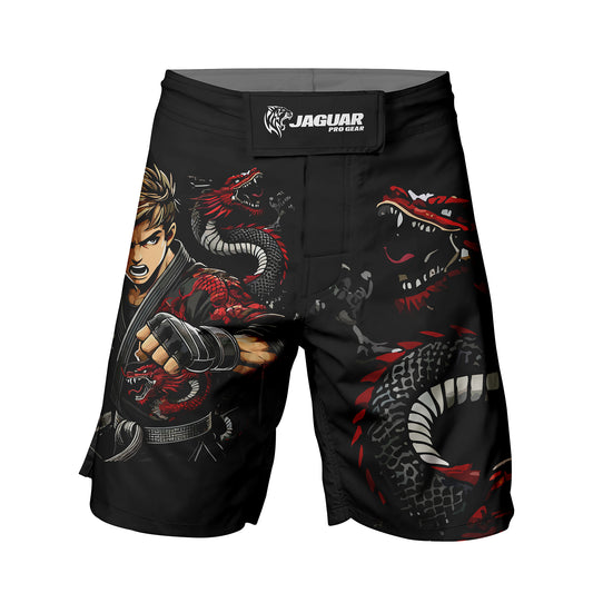 Dragon - Premium Sublimated MMA & BJJ Short For Mixed Martial Arts Boxing Muay Thai Training & Fight