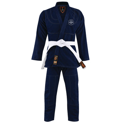 Jaguar Pro Gear Royal Series - Custom Name and Logo – Antique Navy Blue Color Brazilian Jiu-Jitsu BJJ Gi