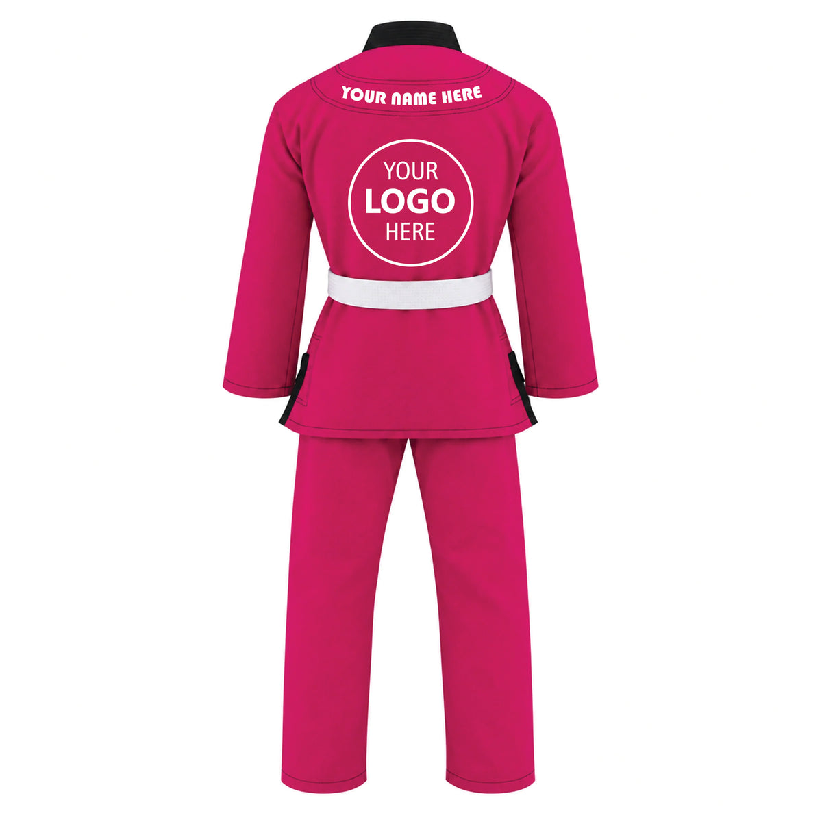 Jaguar Pro Gear Royal Series - Custom Name and Logo – Antique Pink Color Brazilian Jiu-Jitsu BJJ Gi