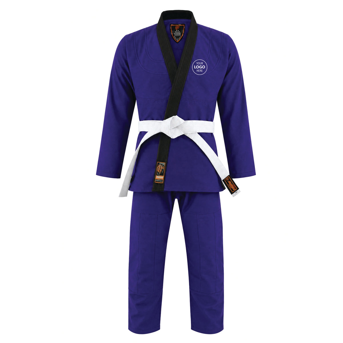 Jaguar Pro Gear Royal Series - Custom Name and Logo – Antique Purple Color Brazilian Jiu-Jitsu BJJ Gi