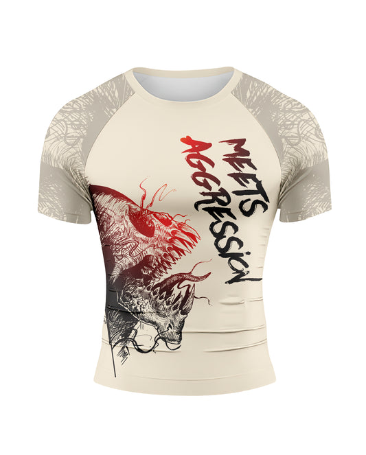 Jaguar Pro Gear Meets Aggressive Premium Sublimated Rashguard Kids Adults Unisex