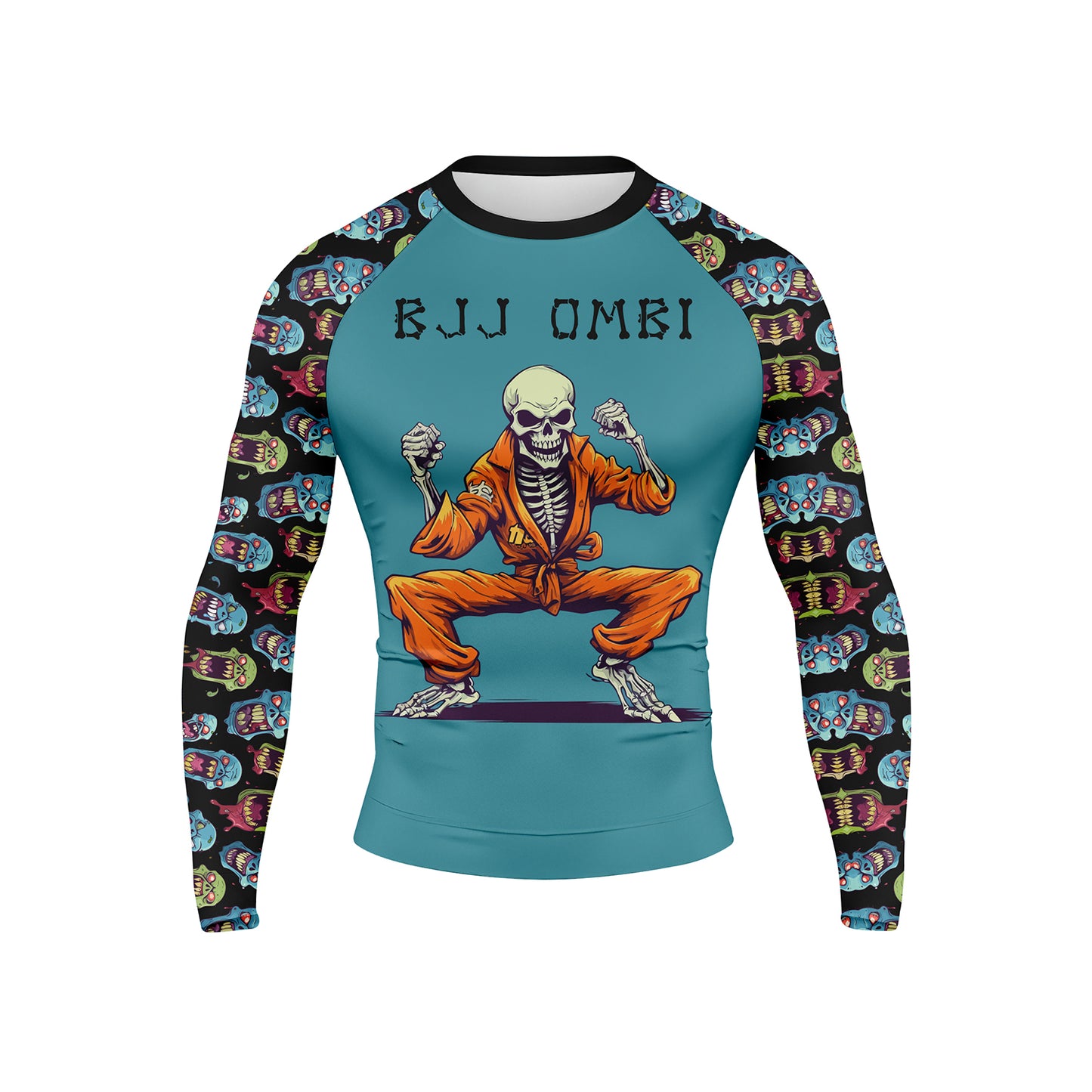 BJJ OMBI - Premium Sublimated Rashguard Kids Adults Unisex