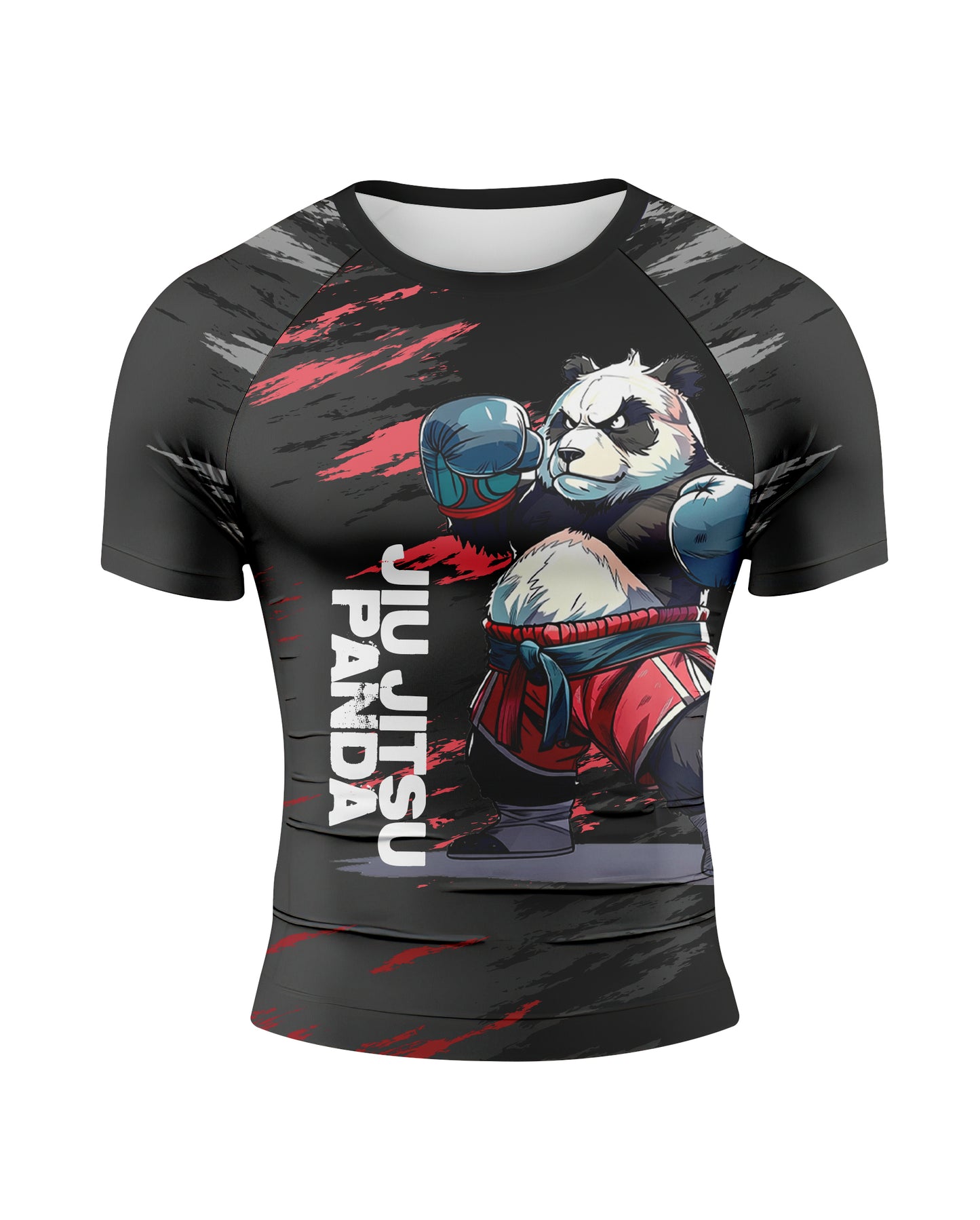 Jaguar Pro Gear Jiu Jitsu Panda Premium Sublimated Rashguard Kids Adults Unisex