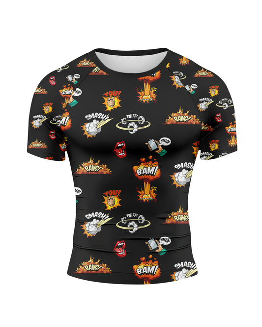 Jaguar Pro Gear Comic Clash Premium Sublimated Rashguard Kids Adults Unisex
