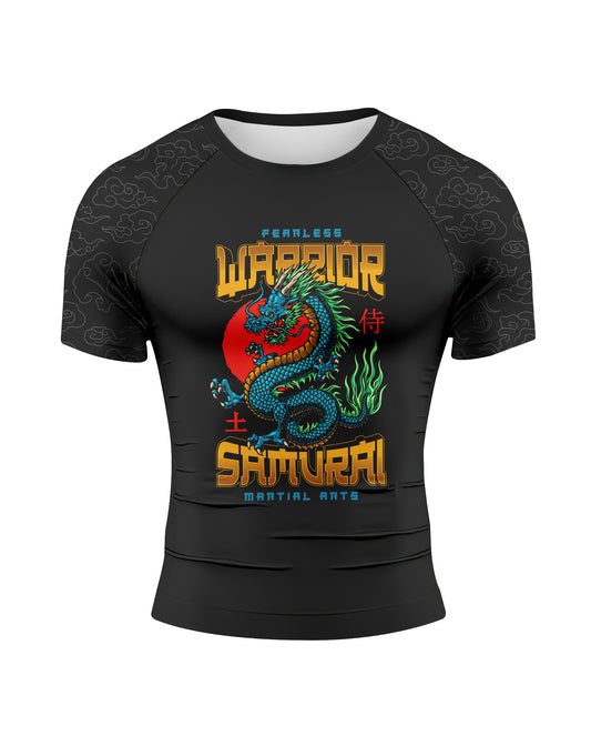 Jaguar Pro Gear Warrior Samurai Martial Arts Premium Sublimated Rashguard Kids Adults Unisex (Copy)
