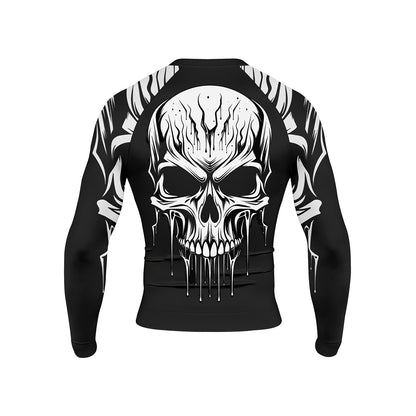 THE SKULL - Premium Sublimated Rashguard Kids Adults Unisex