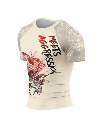 Jaguar Pro Gear Meets Aggressive Premium Sublimated Rashguard Kids Adults Unisex