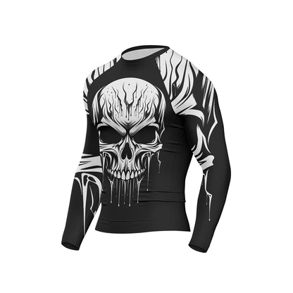 THE SKULL - Premium Sublimated Rashguard Kids Adults Unisex