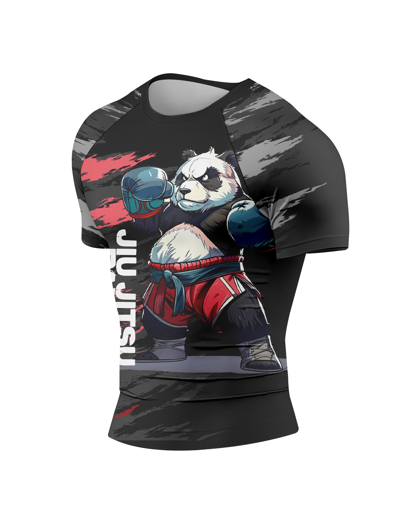 Jaguar Pro Gear Jiu Jitsu Panda Premium Sublimated Rashguard Kids Adults Unisex