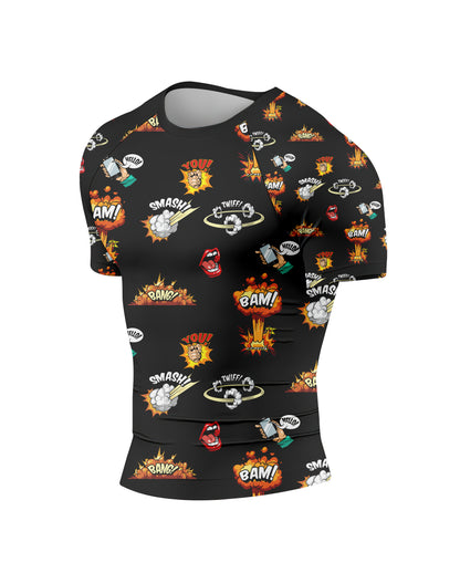 Jaguar Pro Gear Comic Clash Premium Sublimated Rashguard Kids Adults Unisex