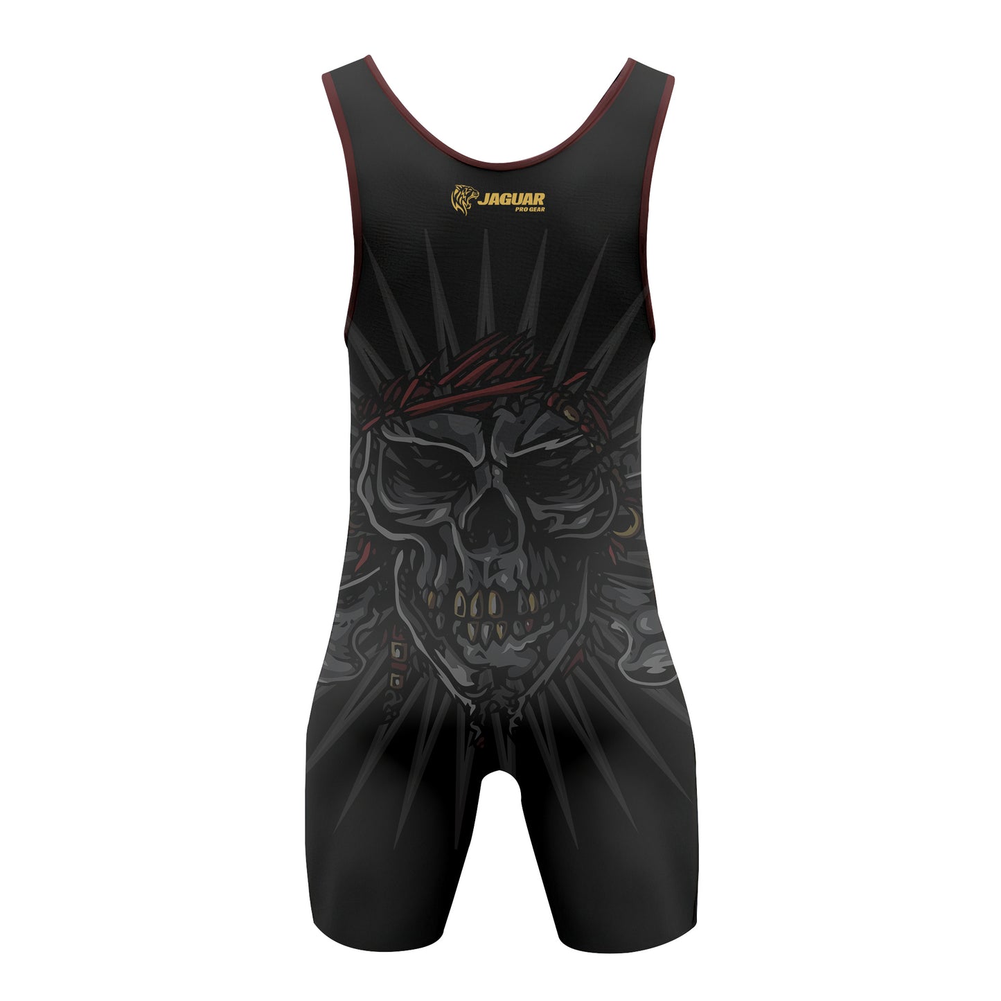 SKULL JIU JITSU - Premium Wrestling & BJJ Singlet Kids Adults Unisex