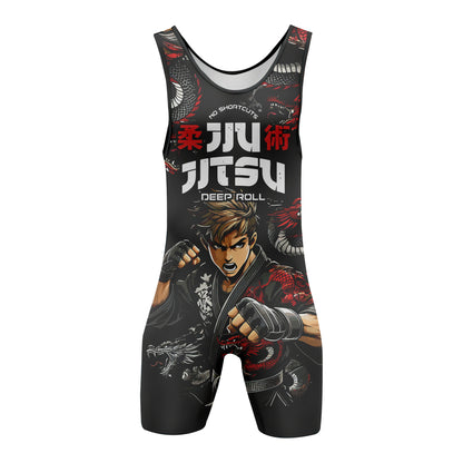 DRAGON - Premium Wrestling & BJJ Singlet Kids Adults Unisex