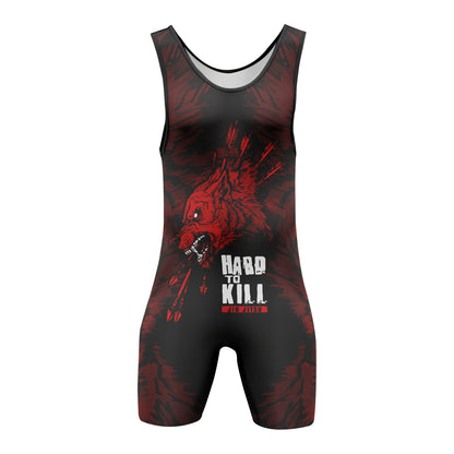 HARD KILL - Premium Wrestling & BJJ Singlet Kids Adults Unisex