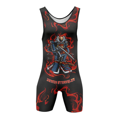 SAMURAI - Premium Wrestling & BJJ Singlet Kids Adults Unisex