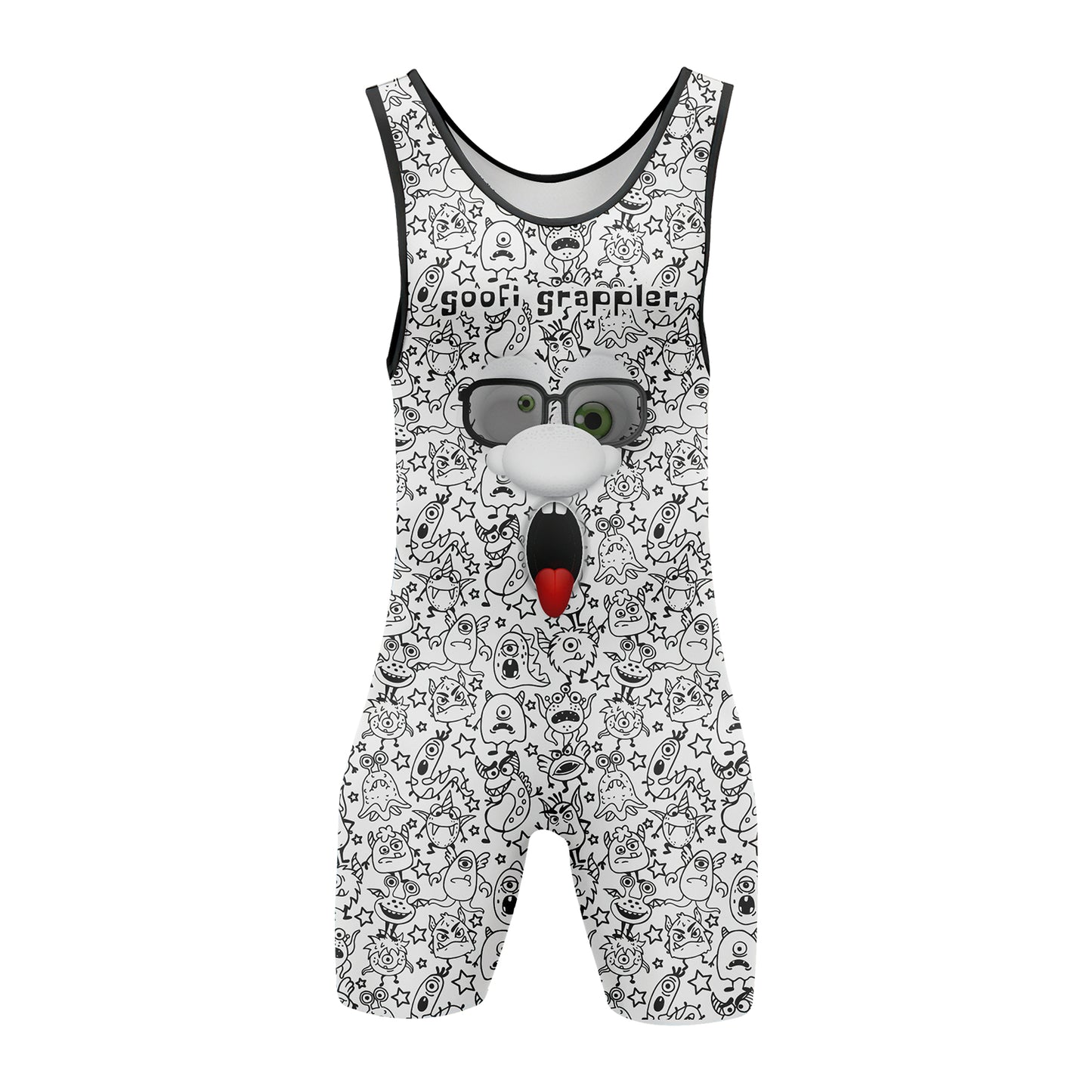 GOOFI GRAPPLER - Premium Wrestling & BJJ Singlet Kids Adults Unisex