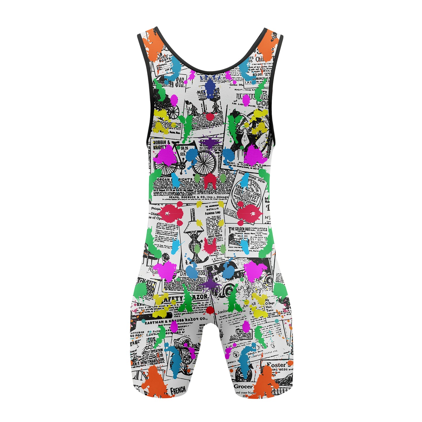 STREET ANGELES - Premium Wrestling & BJJ Singlet Kids Adults Unisex