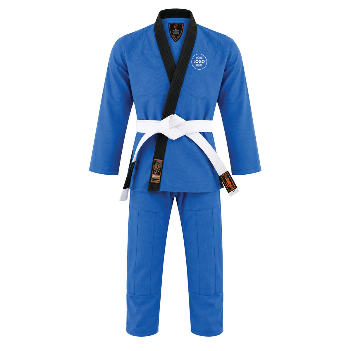Jaguar Pro Gear Royal Series - Custom Name and Logo – Antique Sky Blue Color Brazilian Jiu-Jitsu BJJ Gi