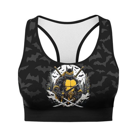 Turtle Batman - Premium Sports Bra For Girls & Women