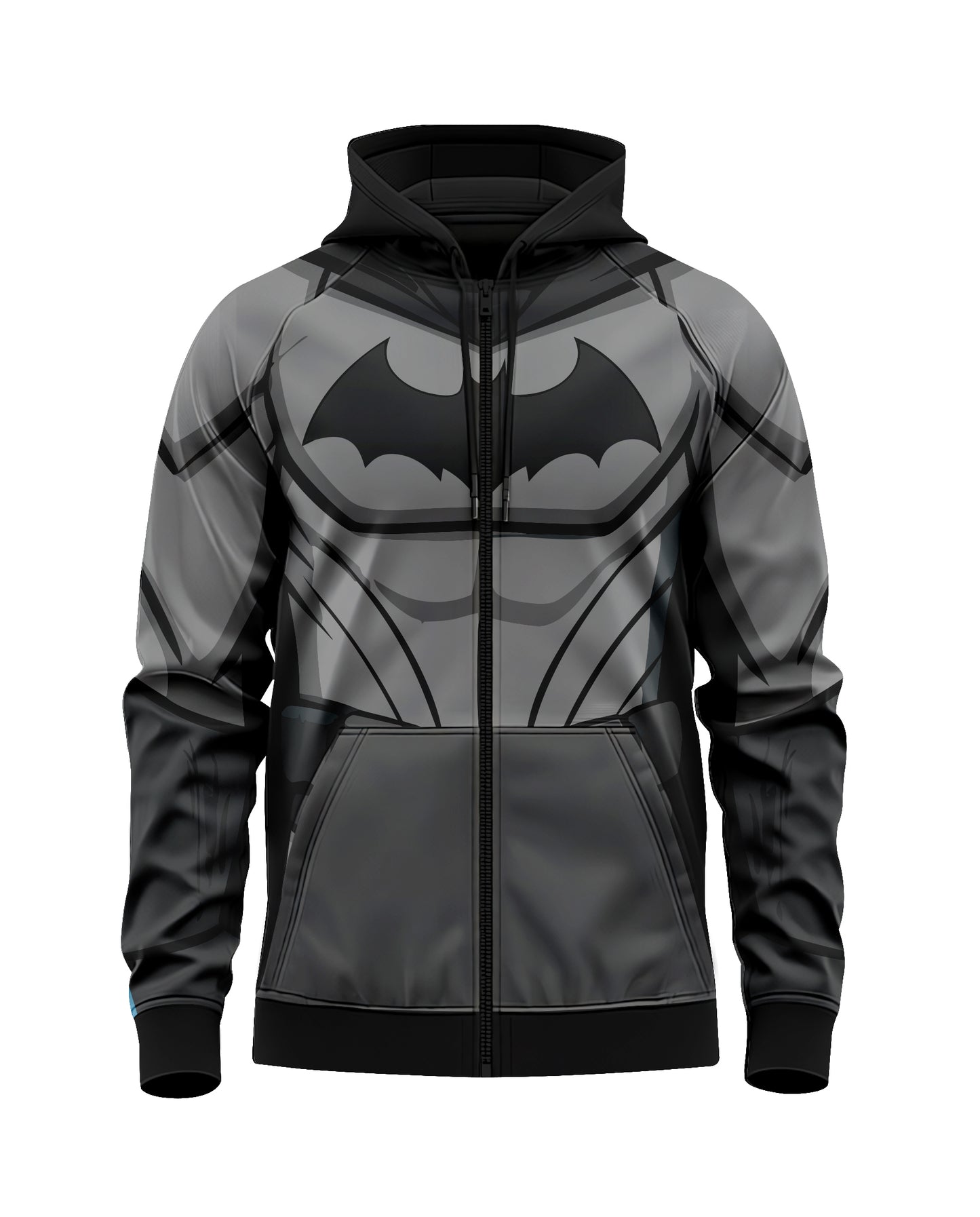 Jaguar Pro Gear – The Batman Zip Up Sublimated 3D Animation Hoodie | Unisex Kids & Adults