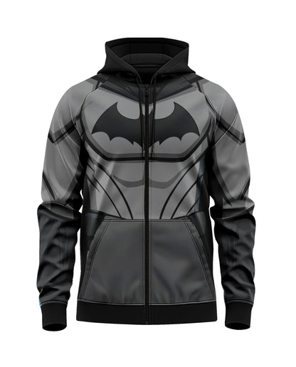 Jaguar Pro Gear – The Batman Zip Up Sublimated 3D Animation Hoodie | Unisex Kids & Adults