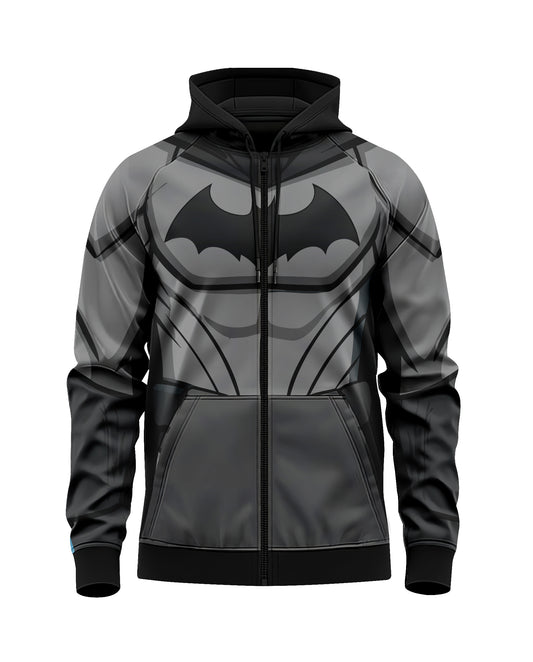 Jaguar Pro Gear – The Batman Zip Up Sublimated 3D Animation Hoodie | Unisex Kids & Adults