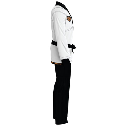 White shirt black trouser