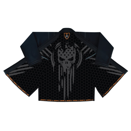 Jaguar Pro Gear – Elvira Skull Inner Sublimated - Pro Brazilian Jiu Jitsu BJJ Kimono Gi Uniform Unisex Pure Cotton